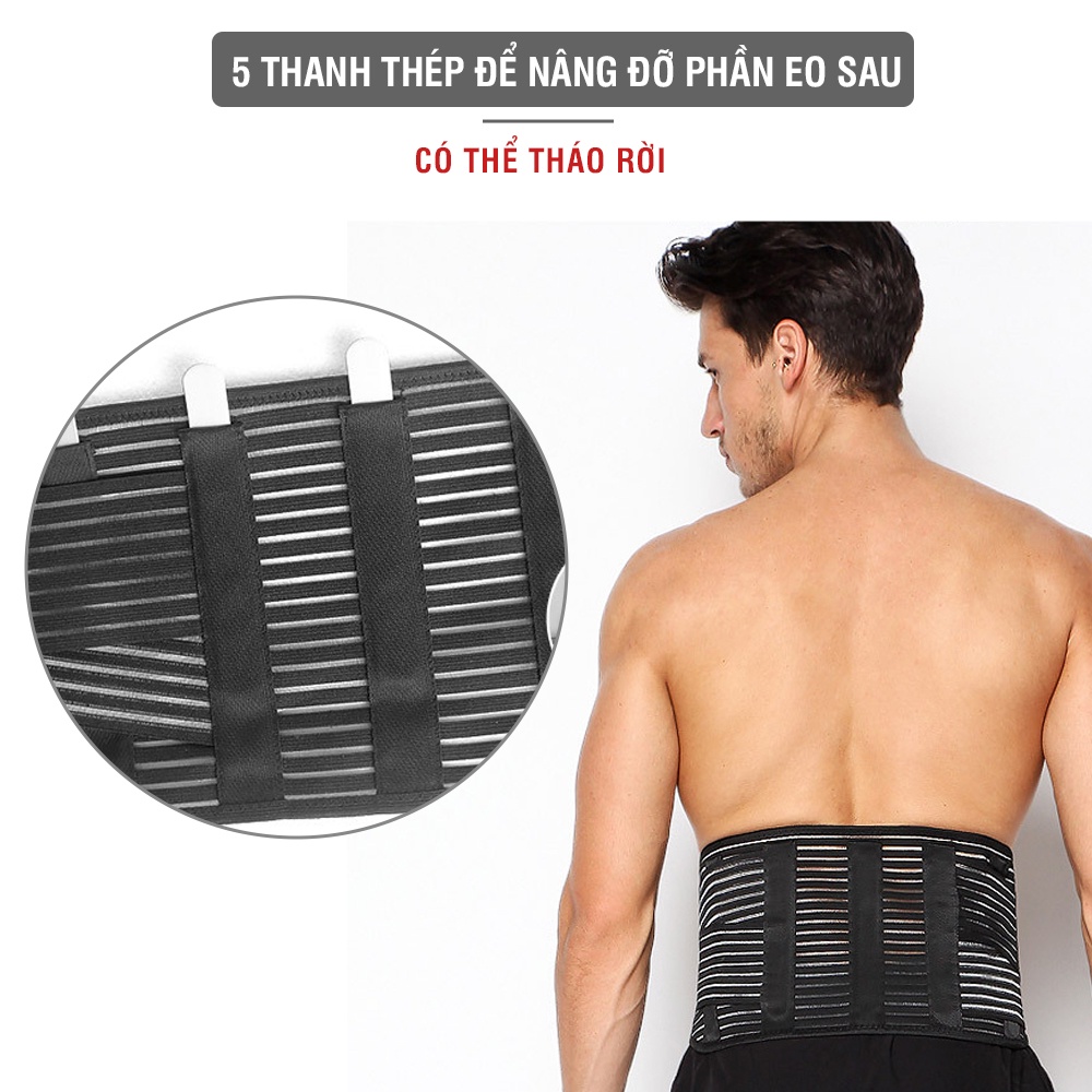 Ảnh Đai lưng cột sống thoáng khí, có thanh nẹp GoodFit GF725WS 4