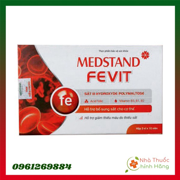 Viên Uống Hỗ Trợ Bổ Sung Sắt Fevit- Hộp 30 Viên | Shopee Việt Nam