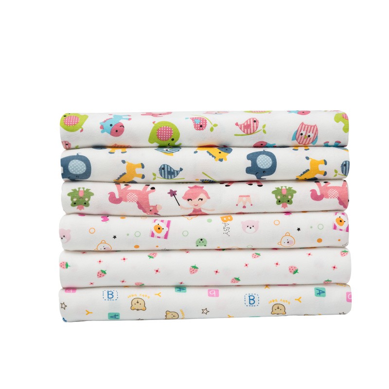 50x185cm Quần Áo Trẻ Em Vải Cotton In Hình Quần Bộ Đồ Ngủ Thân Thiện Với Môi Trường Cho Bé KAIN PASANG DIY May Chất Liệu Khăn Lau TJ0076