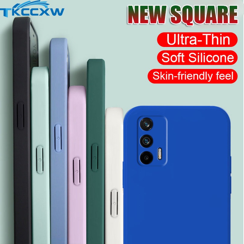 Ốp điện thoại tpu mềm chống sốc chống rơi chất lượng cao cho Realme 5 Pro 5s 5i 6i 7i C17 Q3i Q3i Q3 Pro