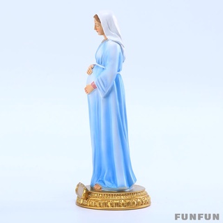 Tượng Mẹ Maria, Mẹ 8 "để bàn bằng nhựa. Bức tượng đẹp của Mẹ Maria