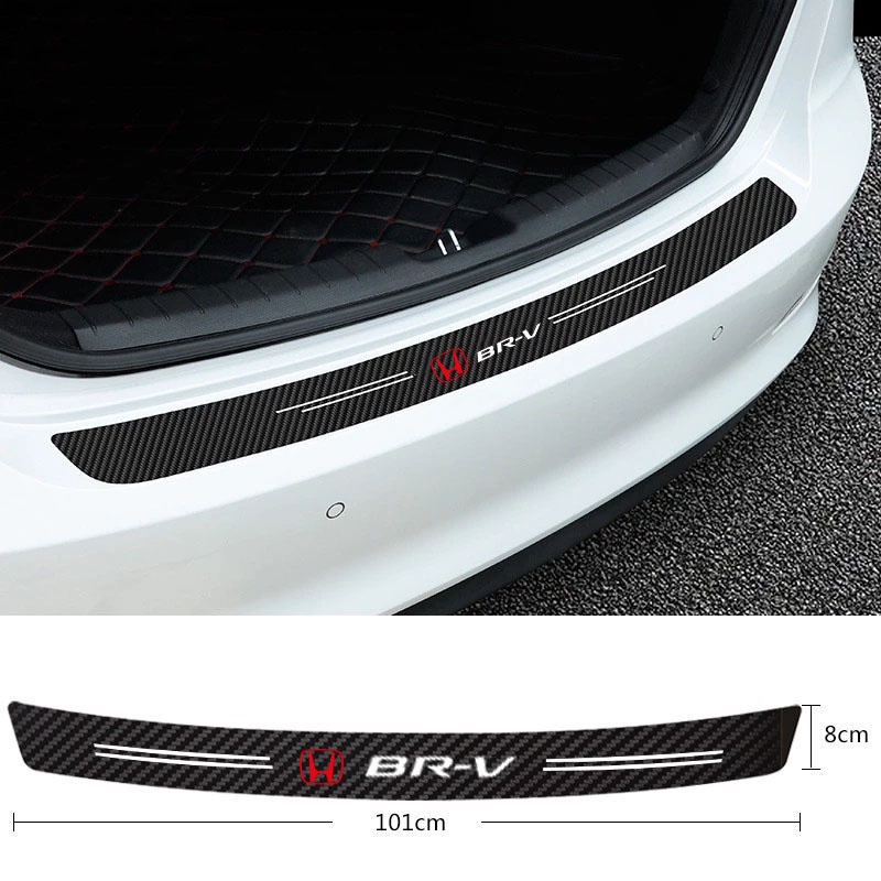 Sticker Sợi Carbon Dán Bảo Vệ Cốp Xe Hơi Honda BRV Chống Trầy Xước Tiện Dụng
