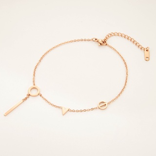 Lắc chân LAMY Love You Forever Anklet Rose Gold 9003