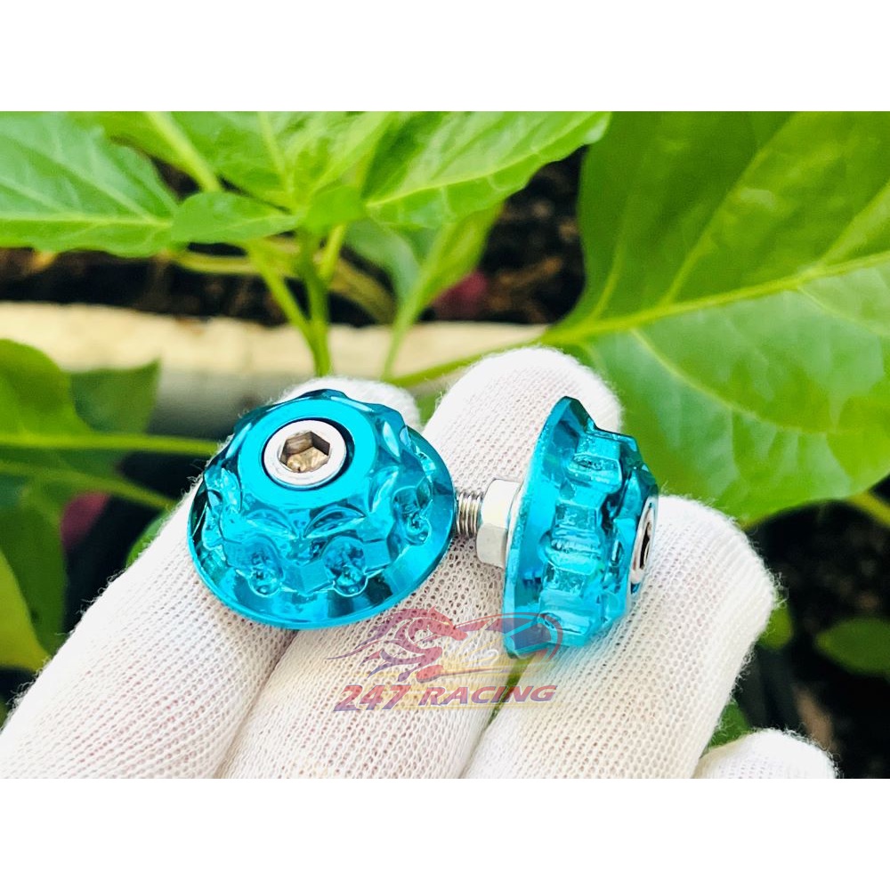Gù Nhựa Đúc gắn tay lái chạy CNC lên màu Siêu Rẻ Đẹp mẫu Salaya màu ĐỎ