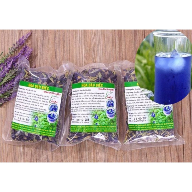 FREESHIP/Hoa Đậu Biếc Sấy Khô/Uống Là Mê(50g)