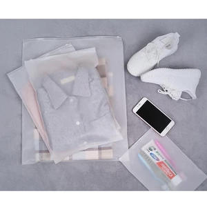 Túi chống thấm zip dẻo trắng sữa combo 5 size tiện ích M.E.N (SIÊU RẺ)