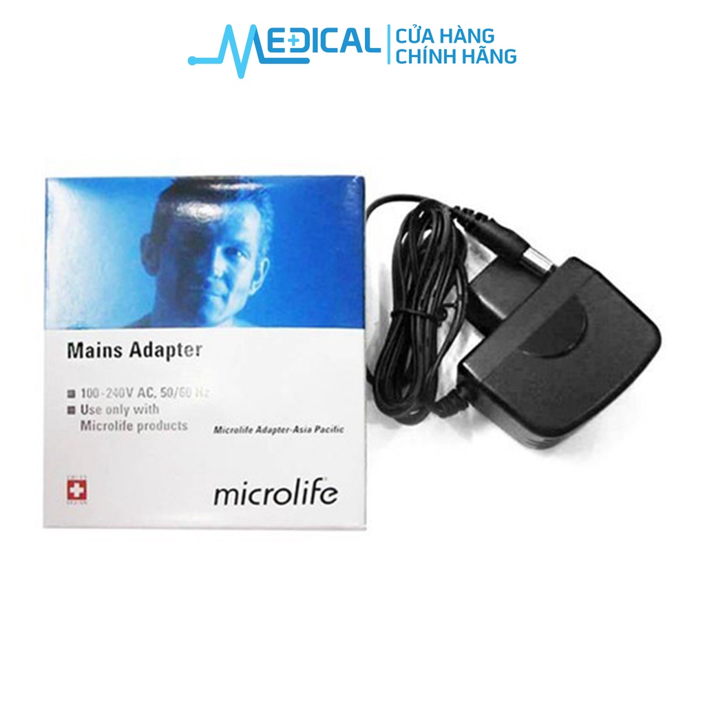Ảnh Bộ đổi nguồn Adaptor MICROLIFE dùng cho máy đo huyết áp bắp tay - MEDICAL 1