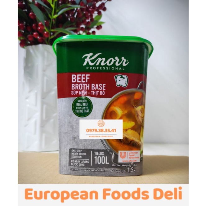 Súp Nền Thịt Bò Knorr Beef Broth Base Shopee Việt Nam