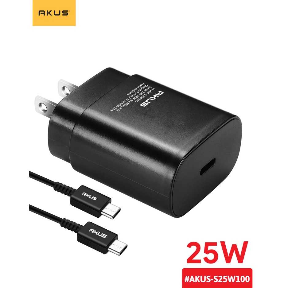 Ảnh Củ sạc 25w sạc nhanh AKUS-S25W100 - HÀNG CHÍNH HÃNG 3