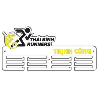 Giá treo huy chương trong suốt Trịnh Công, 58x22, thái bình runner siêu đẹp