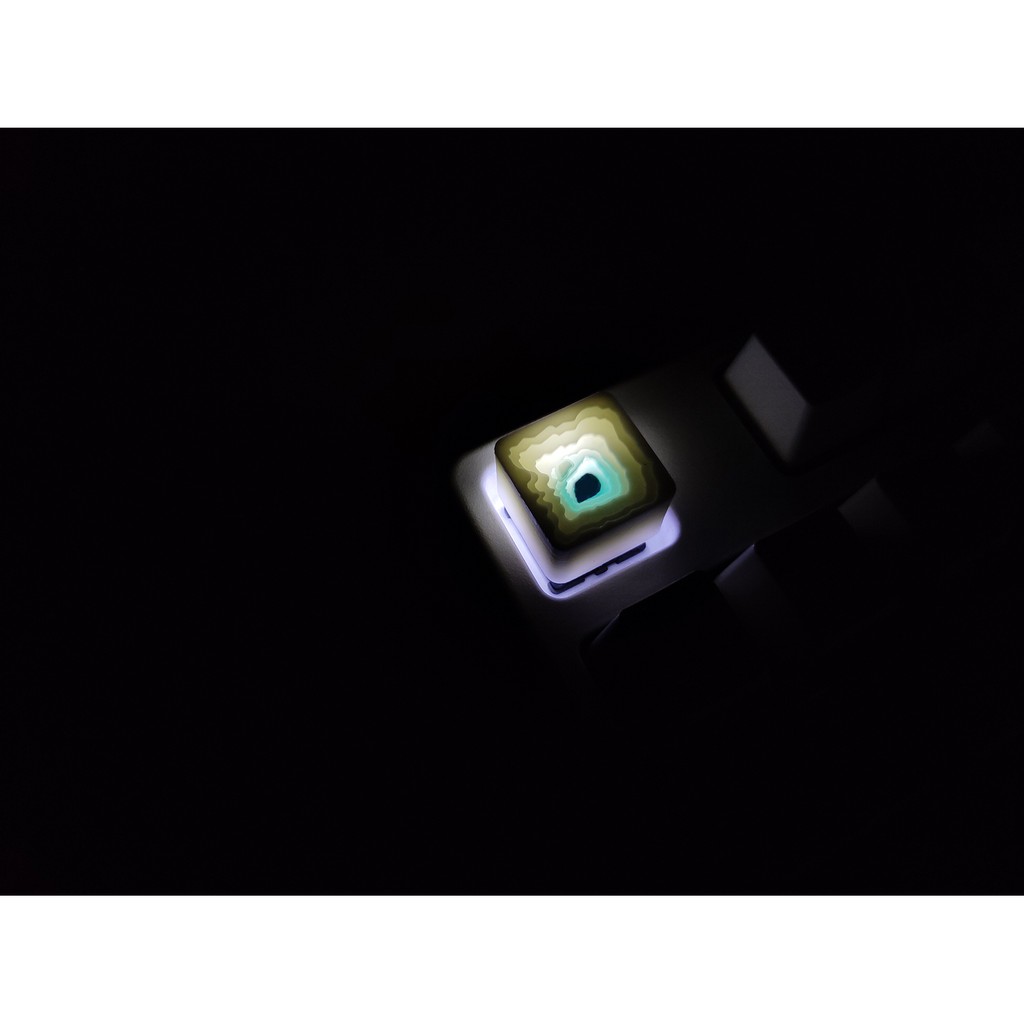 Keycap artisan Abyss xuyên led cực đẹp, thành keycap dày dặn, lắp cho bàn phím cơ | BigBuy360 - bigbuy360.vn