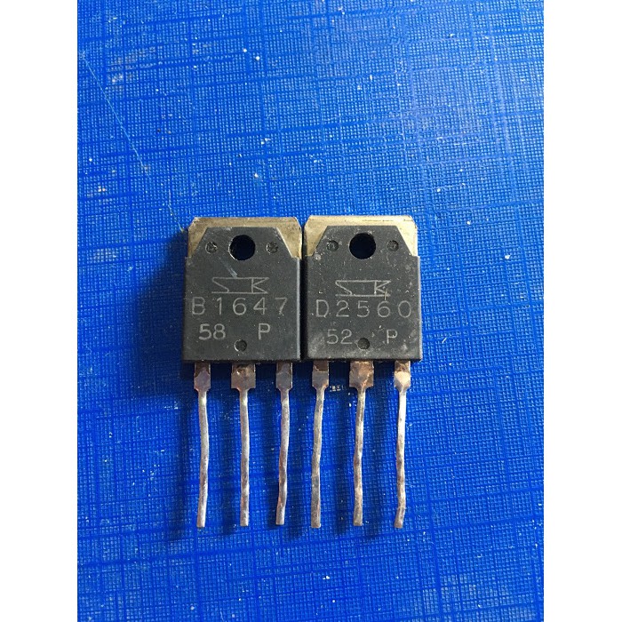 2SB1647 2SD2560 TO-3P Logik-ICs 2 Stück