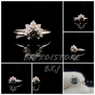 925 Silver Ring by Bapxoistore-Moissanite