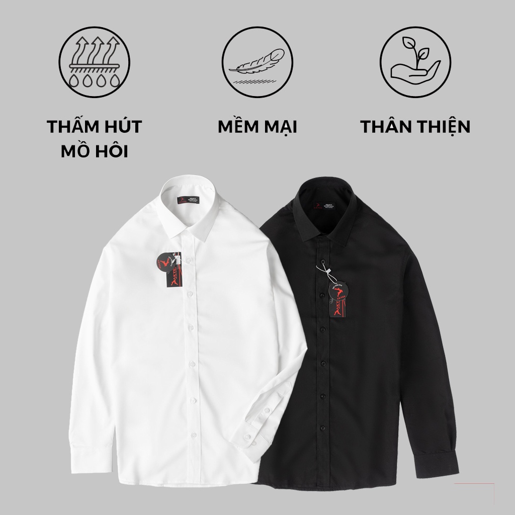 Áo sơ mi bigsize nam AKYOO màu trắng