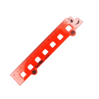 Thước Smartkids xe buýt ngộ nghĩnh SK-RL1002, Dành cho học sinh cấp 1, cấp 2, cấp 3. Nhựa dẻo bền, màu sắc bắt mắt