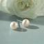 Bông tai GILL, Phụ kiện trang sức Bông tai bóng tròn thanh lịch, Thời trang 4mm 5mm 6mm 8mm 10mm 12mm Hình tròn Bông tai đính hôn đám cưới