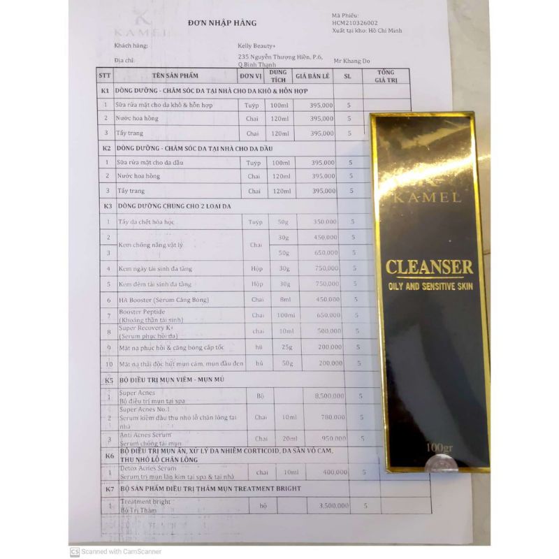 💥💥💥Sữa rửa mặt dành cho da dầu Karmel.