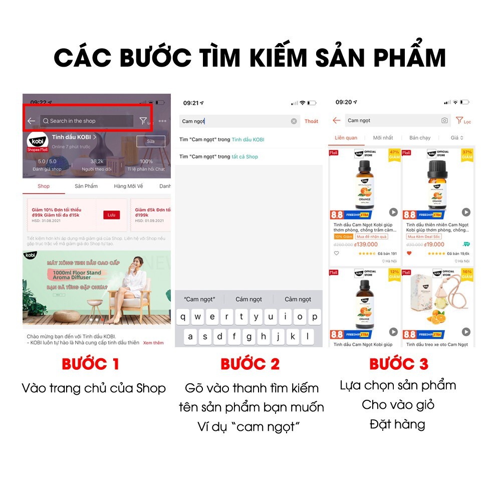 Ảnh Dầu Thầu Dầu KOBI Castor 30ml 100% nguyên chất, tặng tinh dầu oải hương 5ml 3