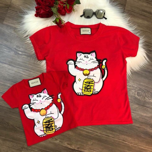 Áo mèo thần tài ( của hạnh )