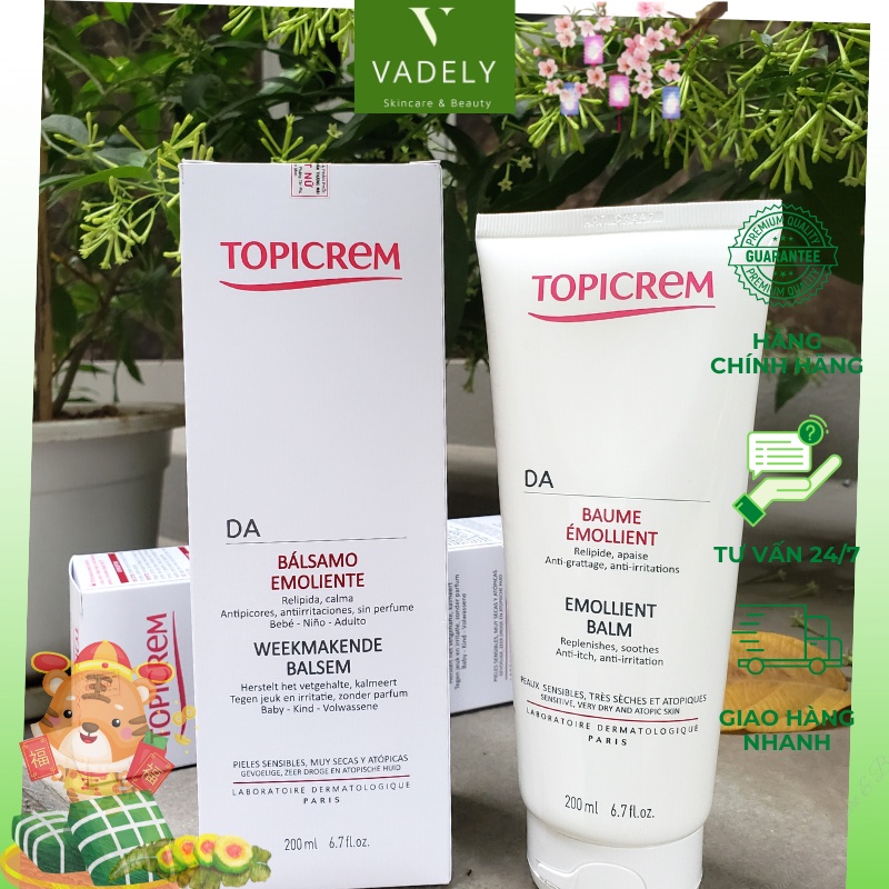 Kem dưỡng ẩm Topicrem DA Emollient Balm giúp làm êm dịu, phục hồi da ...