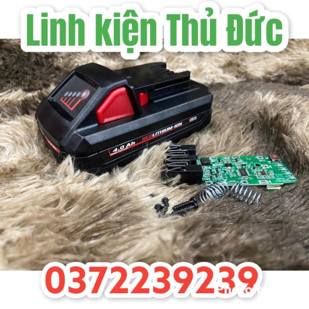 lktd BN. Vỏ mạch Milwaukee 5s-1p 18V 4AH cell 21700, nhận sạc zin ...