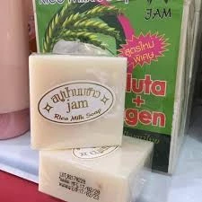 ⭐ SIÊU RẺ - 12 BÁNH ⭐ Xà phòng trắng da Cám Gạo Thái Lan