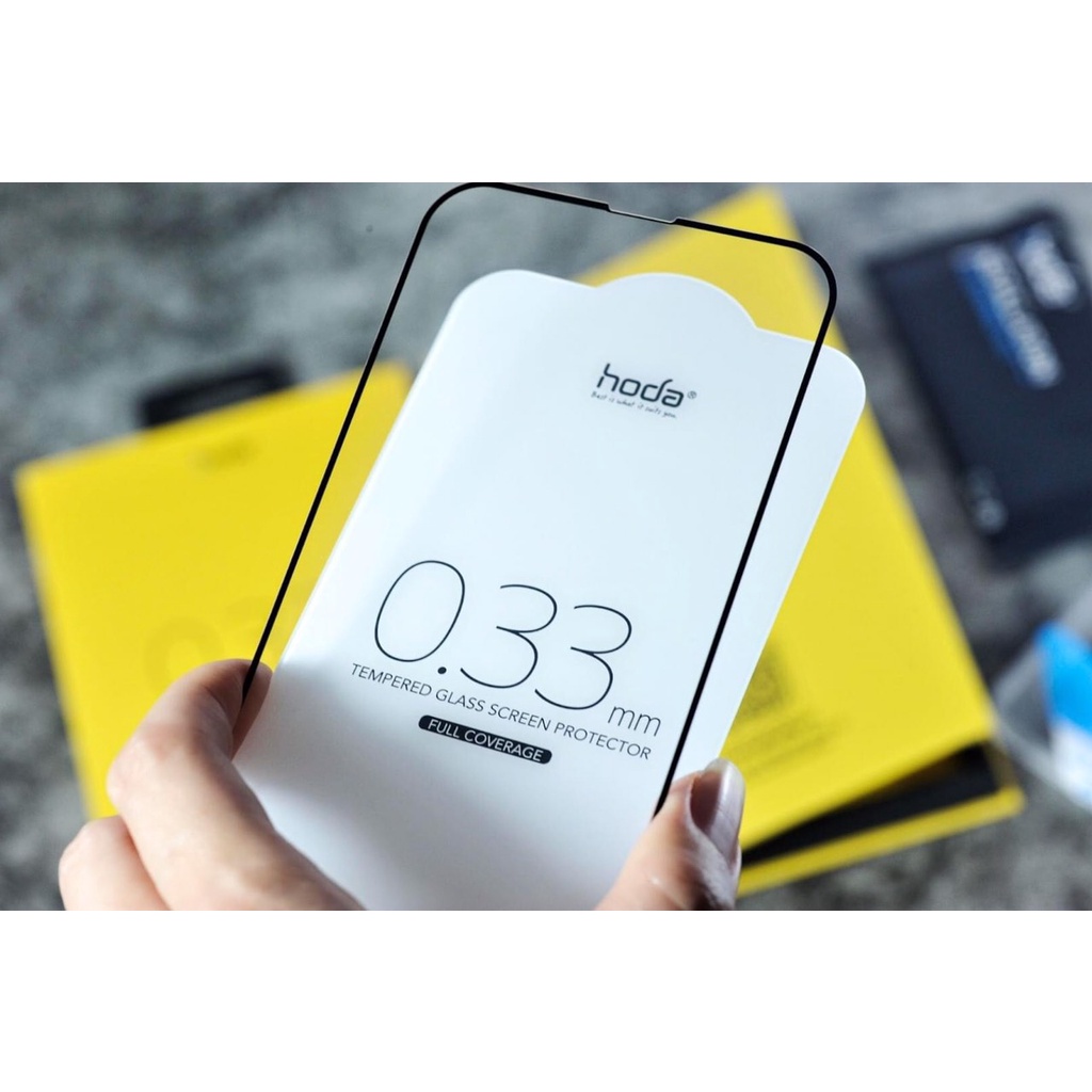 Siêu Kính cường lực full màn hình HODA 2.5D 0.33mm cho IPhone 17/16/15/14/13/12/pro/promax