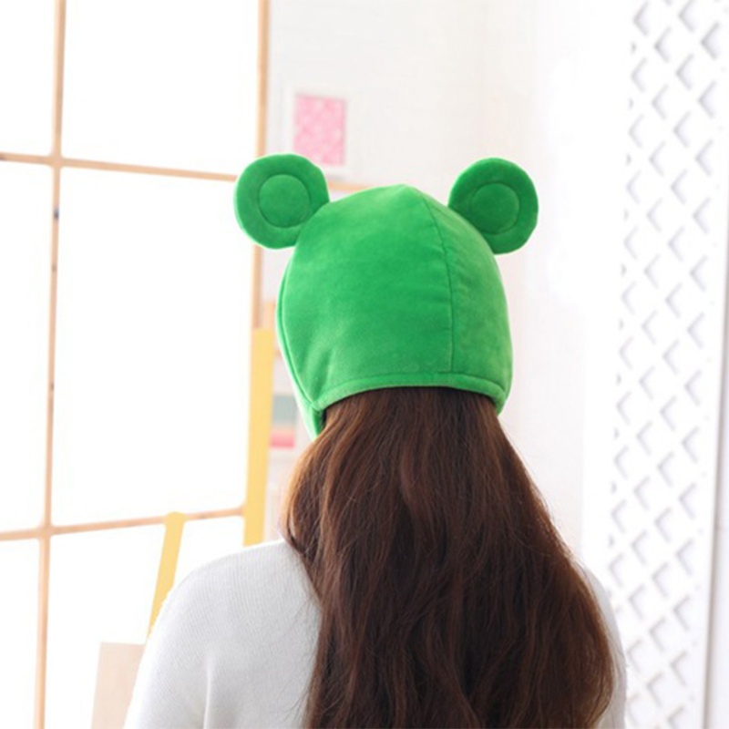 Bầu Trời Cho Ếch Đầu Sang Trọng Mũ Hoạt Hình Động Vật Earflap Mũ Halloween Cosplay Ảnh P