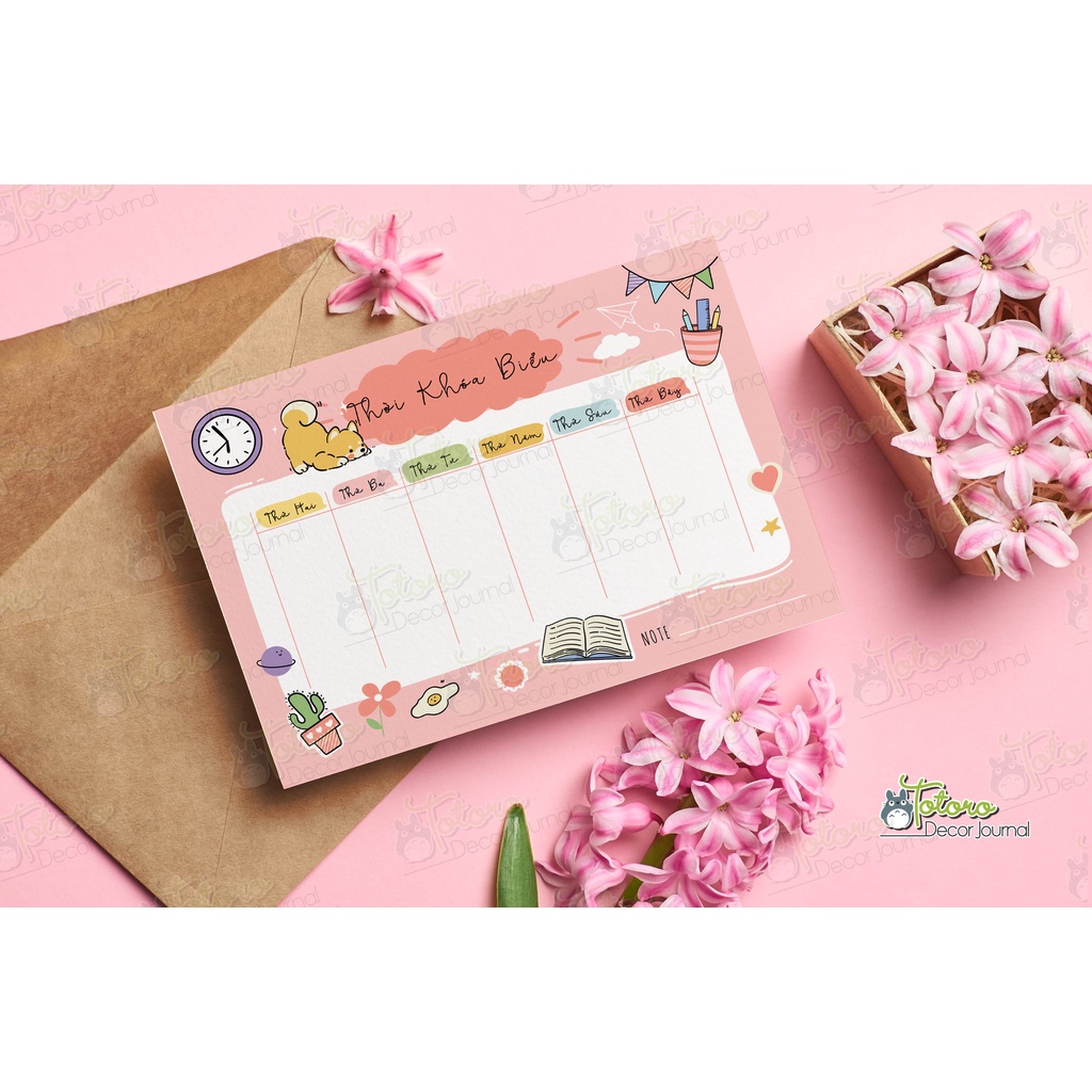 thời khóa biểu cute giá tốt Tháng 10, 2024 | Mua ngay | Shopee ...