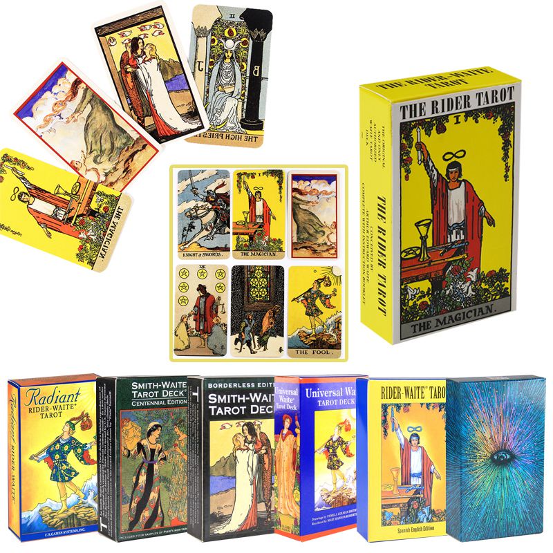 Nhãn dán / bộ bài tarot Rider Waite Smith Waite tiêu chuẩn chất lượng cao 7x12cm