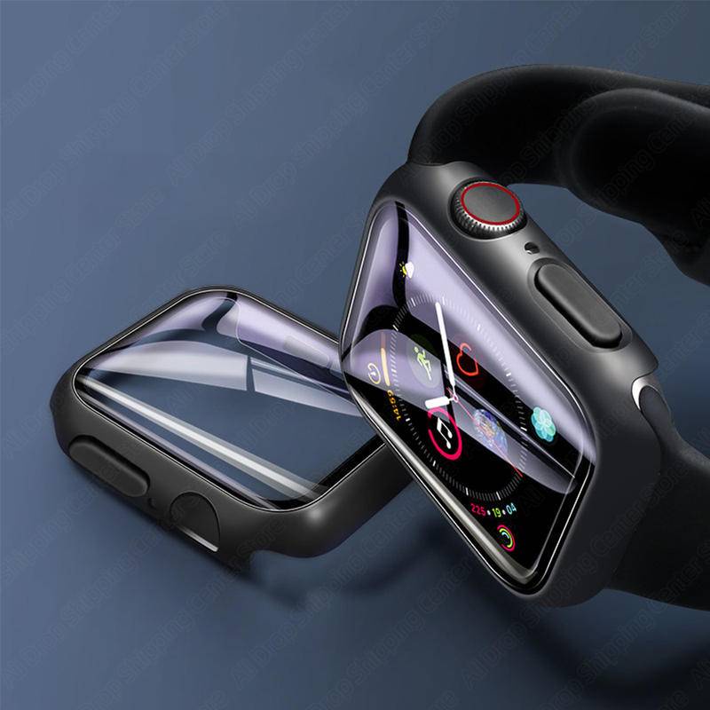Vỏ bảo vệ Apple Watch Series 7 41mm 45mm Phụ kiện Apple Watch Cover iWatch 6 5 4 SE 3 2 1 38 40 42 44 MM Ốp lưng