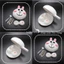 Khay Gương Cute Hình Thú kèm dụng cụ đeo lens