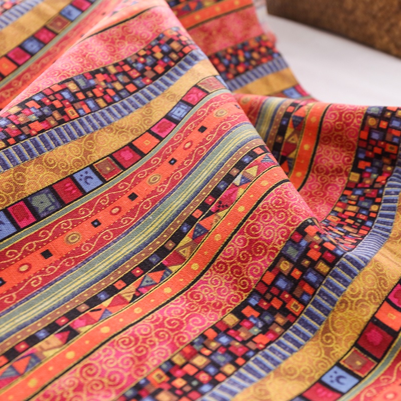 Quần Áo May Vải Bronzing Nigeria In Vải Cotton Cho Người Phụ Nữ Váy Hoặc Đầm Dự Tiệc 0.5 Sân TJ6058