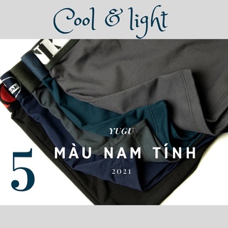Quần lót nam boxer thun lạnh JKV6017 - YUGU - quần sịp đùi nam thun lạnh hàng công ty Việt nam 40- 80kg, 1 chiếc,che tên