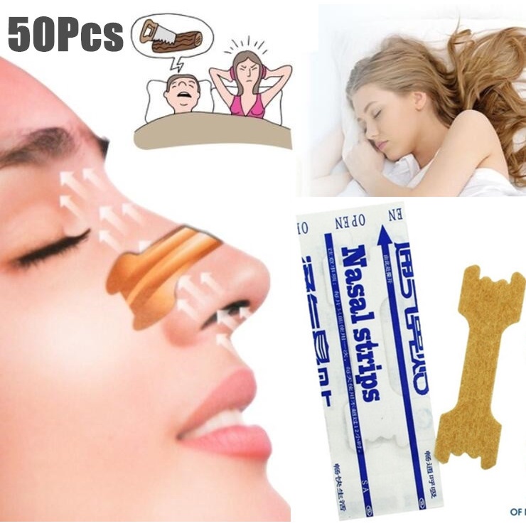 100x Anti Snoring Nasal Strips Sleep Right Aid To Breathe Better Stop ...