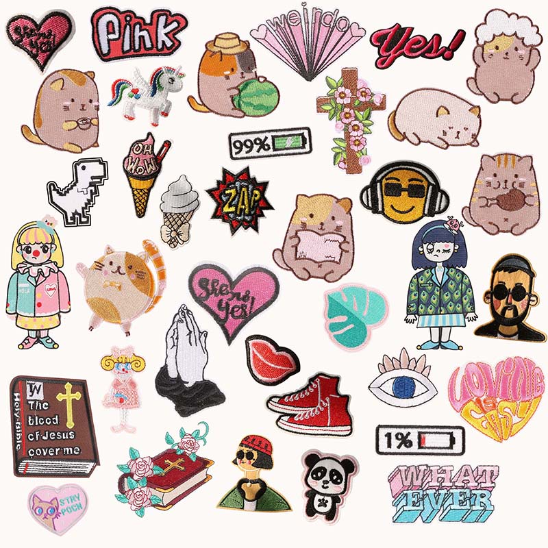 Sticker Ủi Thêu Hình Nhân Vật Hoạt Hình Anime DIY | Shopee Việt Nam