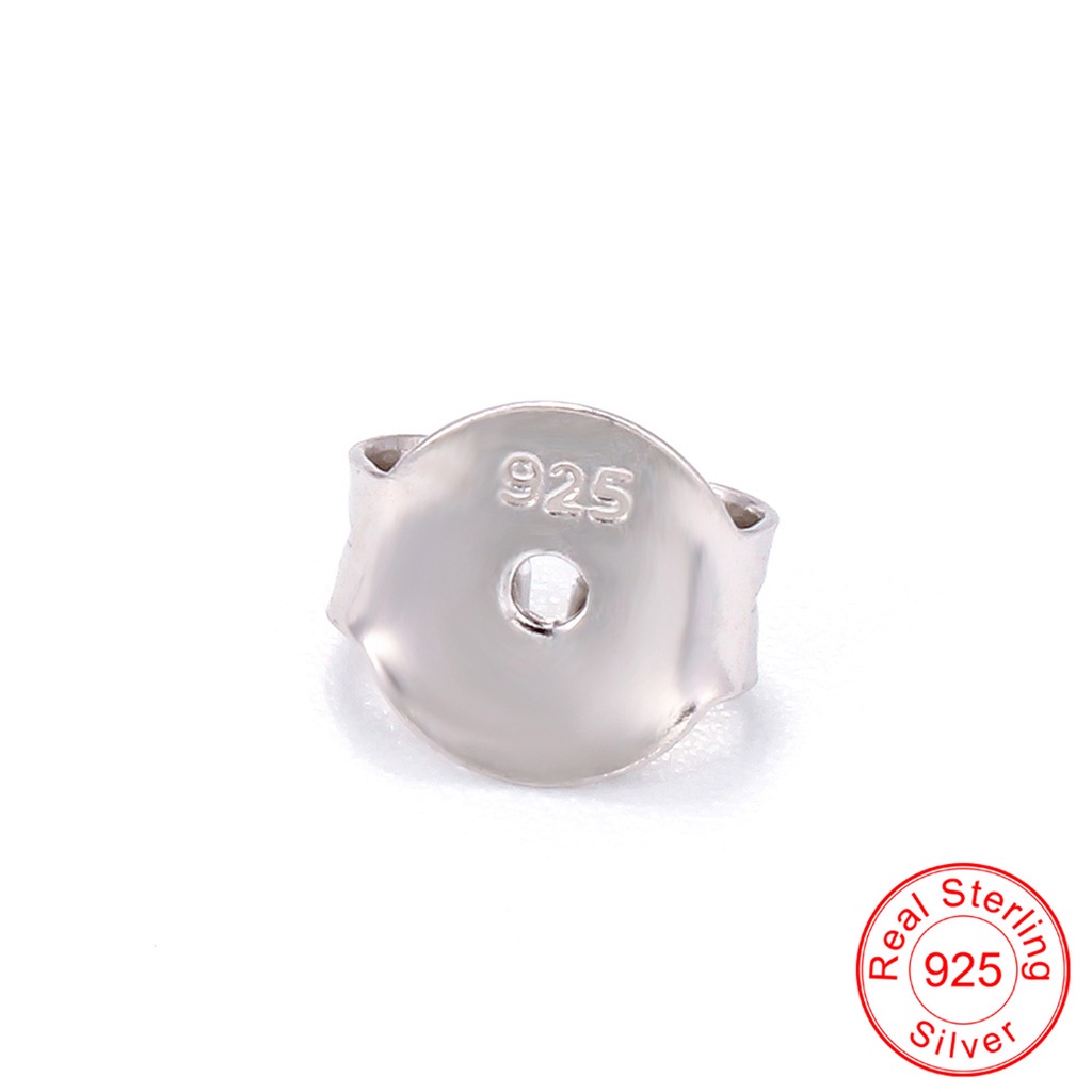 Chốt khuyên tai, hoa tai bạc 925 cố định hoa bông tai an toàn cho da mạ vàng nhiều màu | NT GEMY SILVER