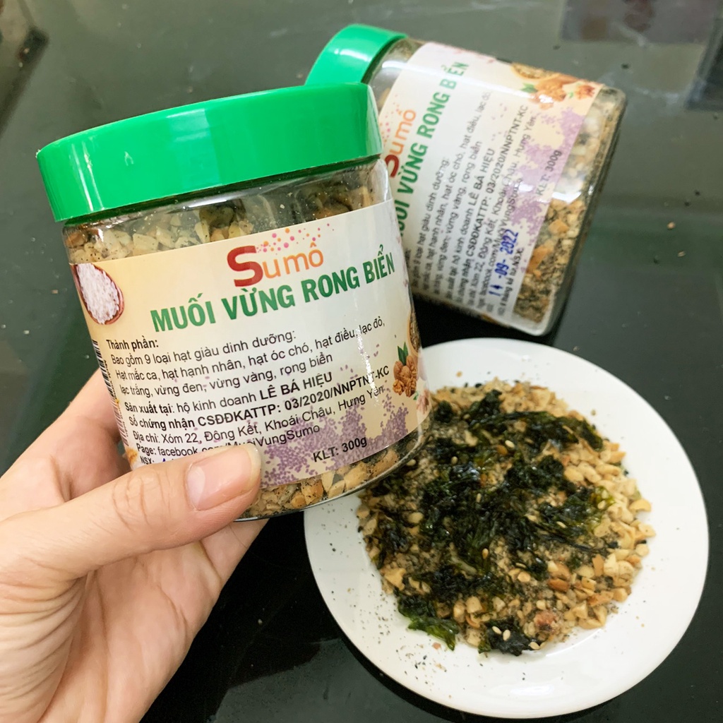 Muối vừng rong biển Su mô 300g | Shopee Việt Nam