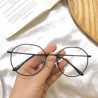 [Xả Kho Cắt Lỗ] Kính Thời Trang Gọng Kim Loại Kiểu Dáng Ưa Nhìn Phù Hợp Cho Cả Nam Và Nữ Ms:9741