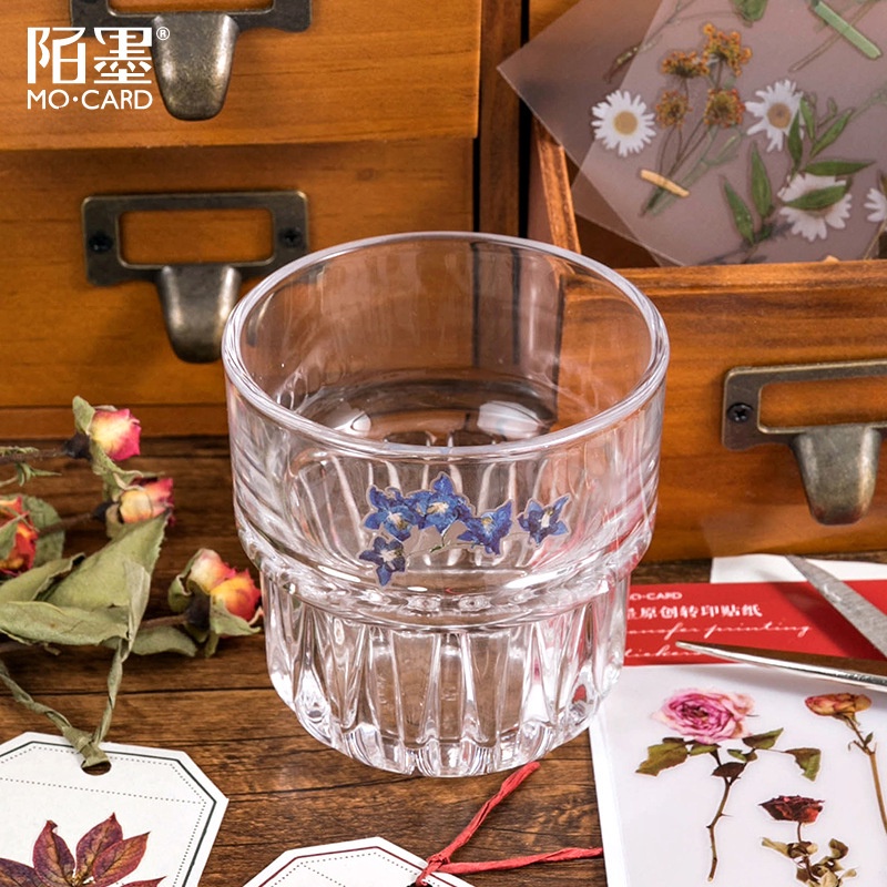 Sticker dán sổ vintage mẫu hoa khô retro HD131-K61 DIY Crafts, Scrapbook, Journal, Diary, Planner.