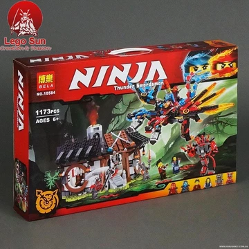 Lego ninjago Bela 10584 Xếp hình rồng lửa băng 1173 khối (Lego 70627- Lepin 06041)
