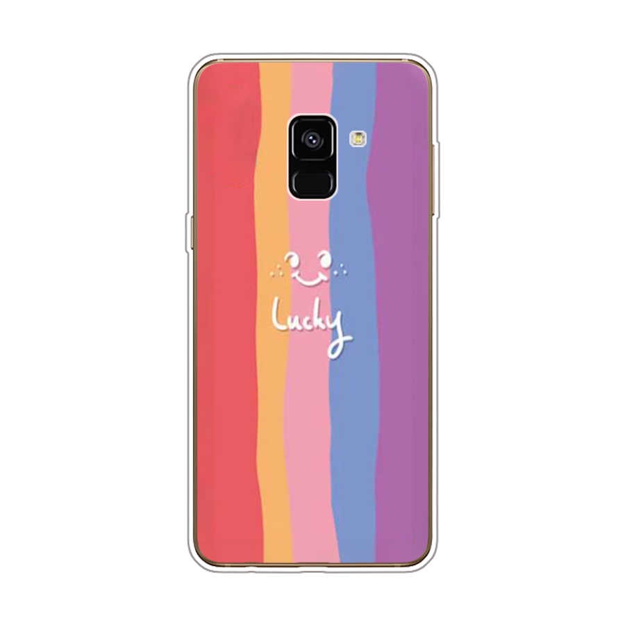 Ốp Điện Thoại TPU Dẻo In Họa Tiết Độc Đáo Thời Trang Cho Samsung Galaxy A8 plus 2018 A6 2018 plus