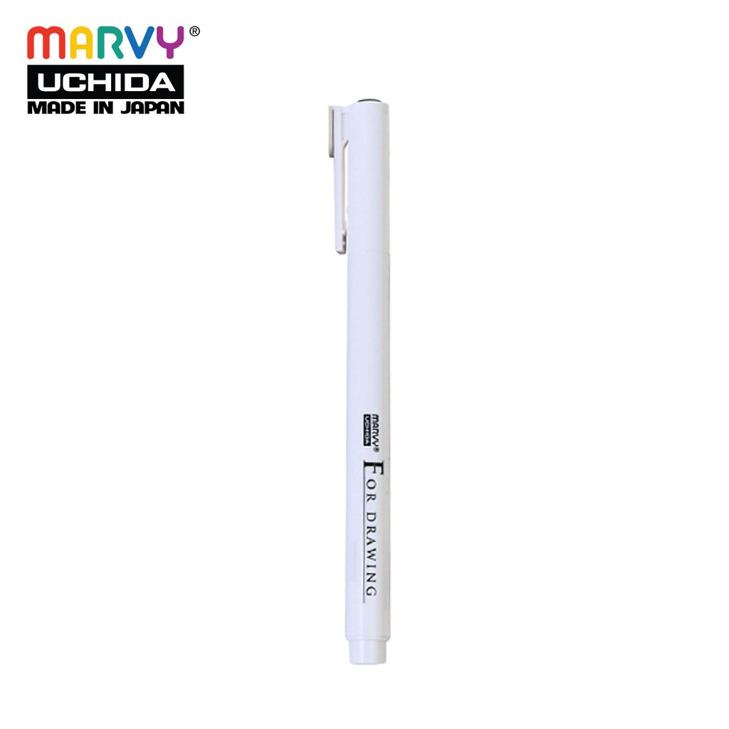 Ảnh Bút Line Đi Nét Chuyên Nghiệp Marvy Uchida 4600 màu đen 2