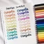 Crayola Supertips bộ 20 cây Bút lông Dễ tẩy rửa, Nét thanh nét đậm