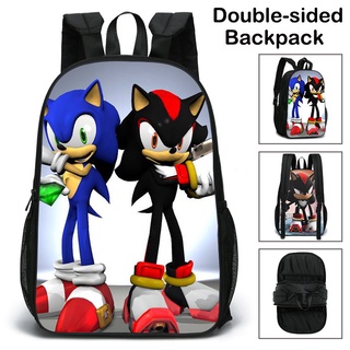 Bán Hàng 3D In Hình Hoạt Hình Hai Mặt Túi Đi Học Trẻ Em Anime Mới Sonic Học Sinh Ba Lô Cho Học Sinh Bé Gái Bé Trai