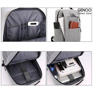 Balo Nam Đựng Laptop 13inch, 14inch, 15,6inch Công Sở Nhỏ Gọn, Balo Đi Làm Nam Nữ, Đi Học Cho Học Sinh, Sinh Viên - GENB