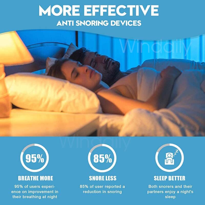 Set 4 Kẹp Mũi Chống Ngáy Bằng Silicone Có Thể Tái Sử Dụng