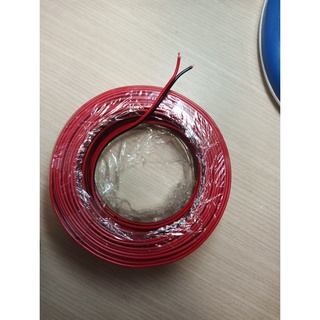 Cáp điện, dây điện đôi đỏ đen 22AWG lõi đồng mềm