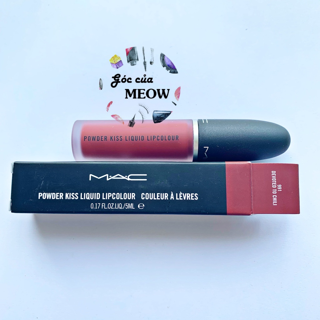 [Date T2/2024] Son kem MAC Powder Kiss Liquid Lipcolour Devoted To