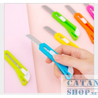 Bộ 5 Dao Rọc Giấy Mini Siêu Cute Tiện Ích Văn Phòng, Dao Cắt Giấy Văn Phòng Phẩm Nhiều Màu Xinh Xắn